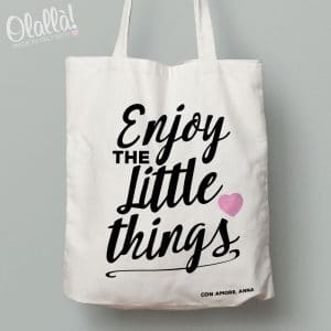 borsa-shopper-personalizzata-enjoy-little-things-bianca