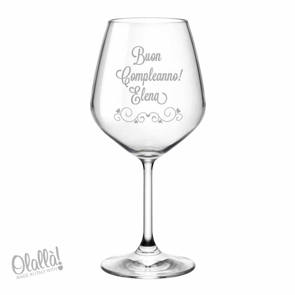 Bicchiere Personalizzato Buon Compleanno