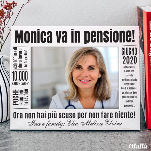 cornice-personalizzata-pensione-stampa-regalo-originale