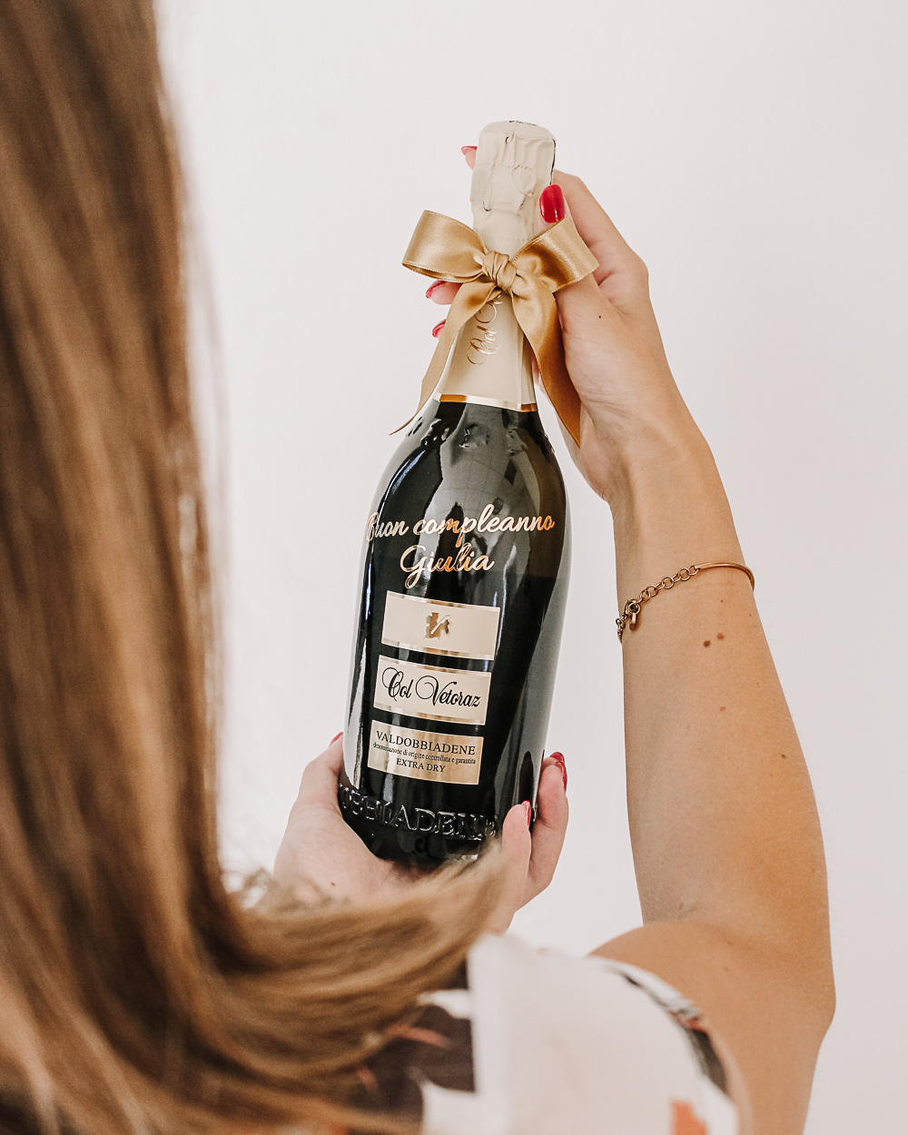 Prosecco Valdobbiadene DOCG Col Vetoraz Personalizzato con Nome - Idea  Regalo Compleanno