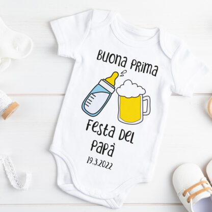 body-divertente-papa-festa-birra-latte