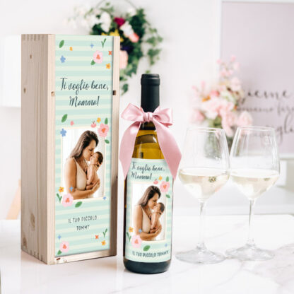 bottiglia-vino-cassettina-personalizzata-festa-mamma-verde-pastello