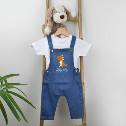 salopette-bambini-personalizzata-abiti-vestiti-baby-infanzia-dinosauro-tuta-jeans