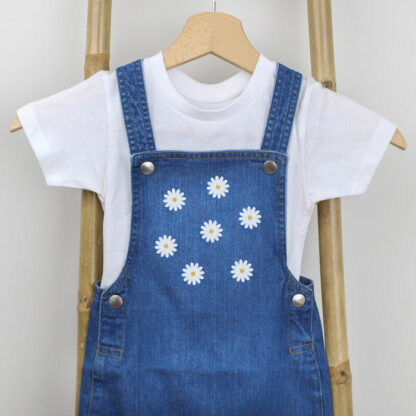 salopette-bambini-personalizzata-abiti-vestiti-baby-infanzia-margherite-tuta-jeans