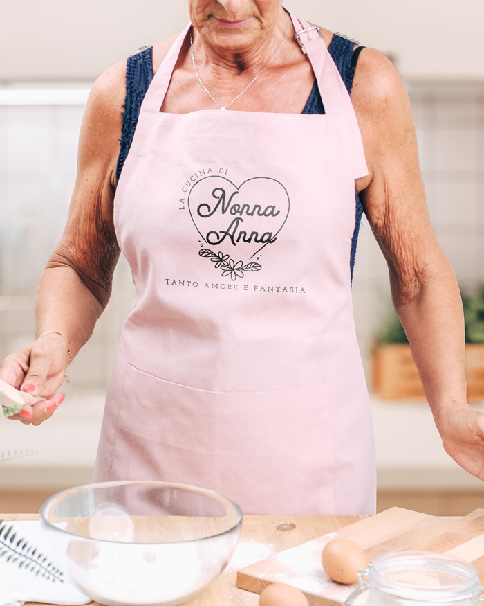 Grembiule cucina personalizzato con il logo