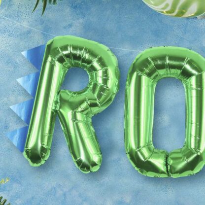 palloncini-lettere-roar-verde-festa-tema-dinosauro-2