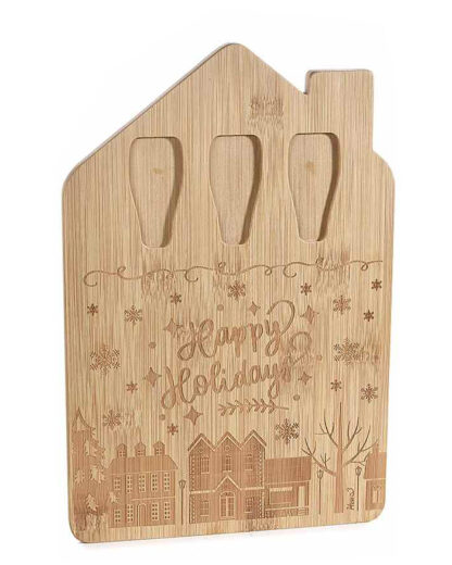 set-formaggio-tagliere-natale-legno-casetta-3-coltelli-7