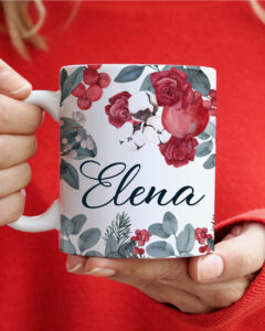 mug-natalizia-tazza-decoro-fiori-acquerello-natale-nome-personalizzata