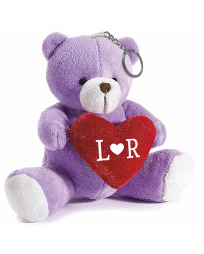 portachiavi-orso-peluche-san-valentino-iniziali-viola