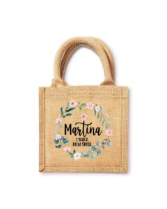 borsa-juta-corona-fiori-regalo-addio-nubilato