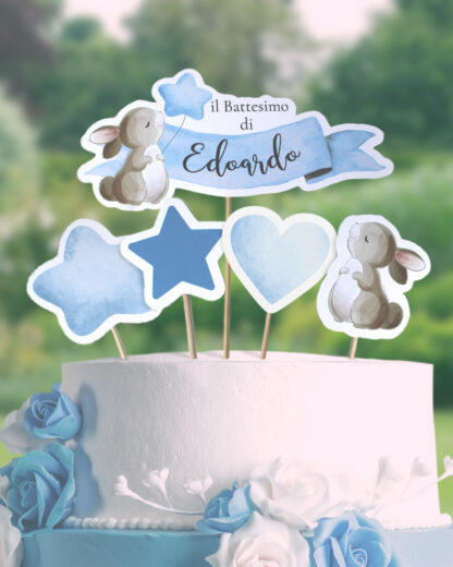 cake-topper-decorazione-torta-battesimo-bambino-azzurro-blu-personalizzabile