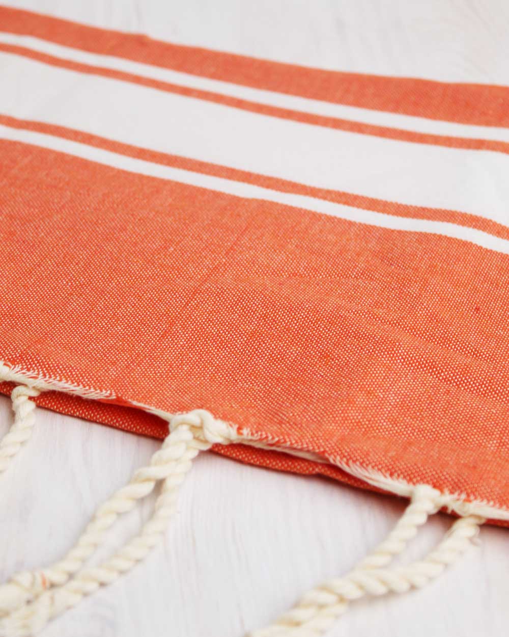 Telo Mare Fouta Arancione 100% Cotone Personalizzato con Stampa o Ricamo  del Nome - Idea Regalo Estate