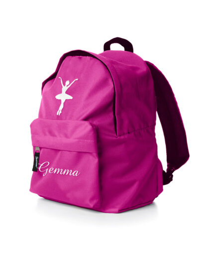 zaino-scuola-bambina-sport-ballerina-rosa-fucsia-personalizzabile-B-dettaglio