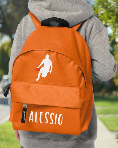 zaino-scuola-bambino-basket-sport-arancione-personalizzabile-A