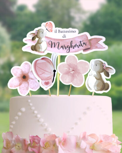 cake-topper-decorazione-torta-battesimo-bambina-rosa-personalizzabile