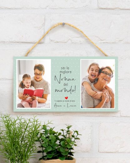 targhetta-rettangolare-festa-nonni-regalo-foto-personalizzata-decorazione-verde-12