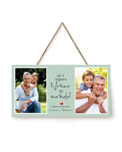 targhetta-rettangolare-festa-nonni-regalo-foto-personalizzata-decorazione-verde-8