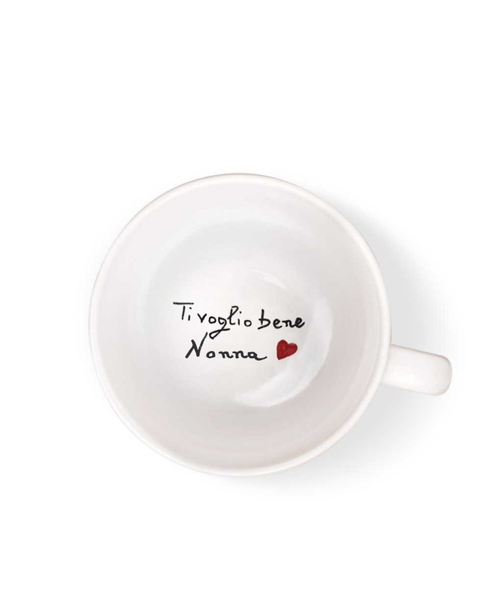 Tazzina da Caffè Personalizzata con Messaggio Segreto sul Fondo Ti voglio  bene Nonna - Idea Regalo Festa dei Nonni, Compleanno Nonna