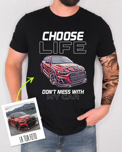 MAGLIETTA-T-SHIRT-MACCHINA-AUTO-TUNING-ELABORATA-PERSONALIZZATA-DONTMESS