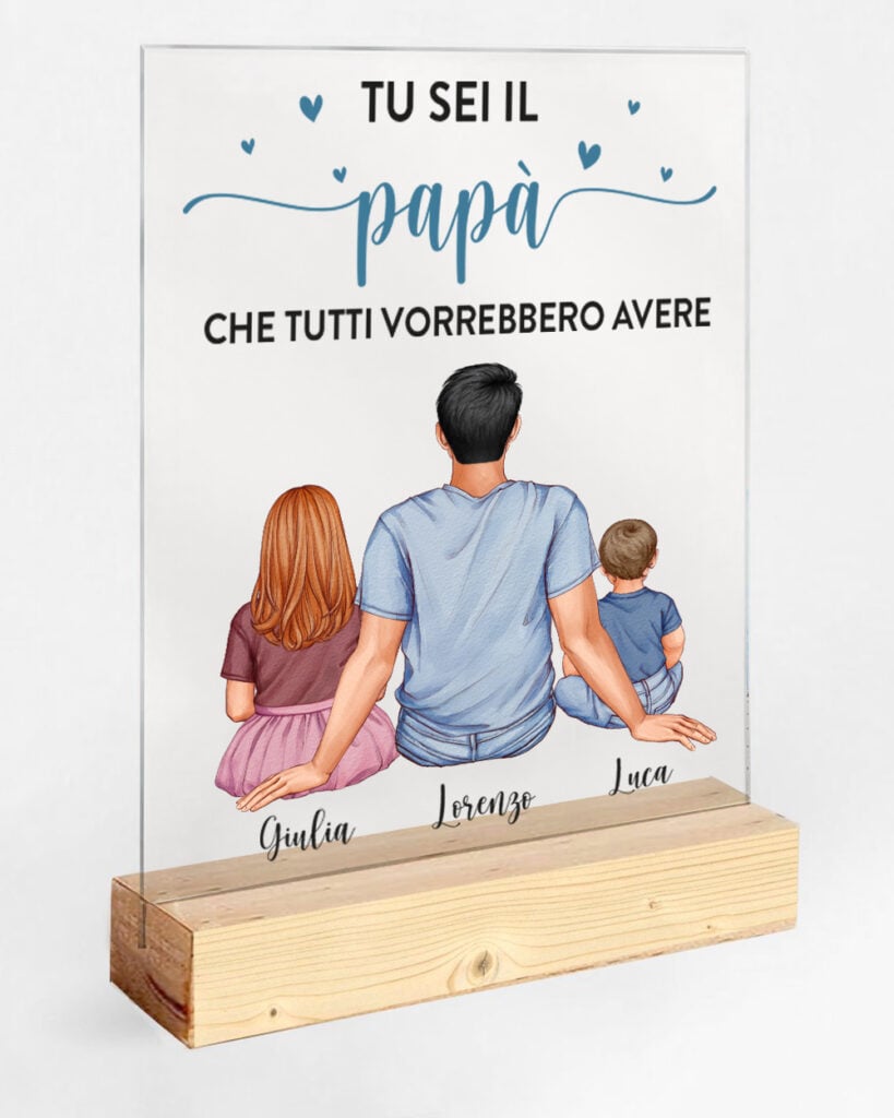 targhetta-papa-famiglia-ritratto-messaggio