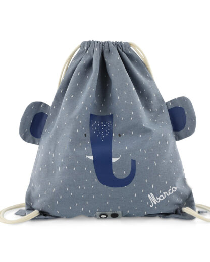 sacca-asilo-elefante-azzurro-personalizzata