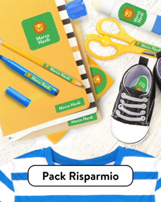 Pack Risparmio Etichette Scuola