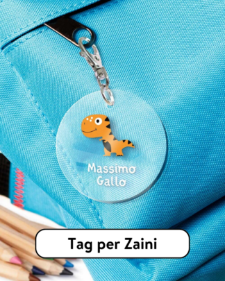 Etichette e Tag per lo Zaino