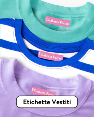 Etichette per Vestiti Personalizzate