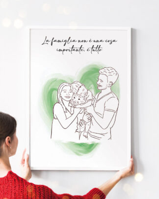 illustrazione-personalizzata-regalo-natale-famiglia