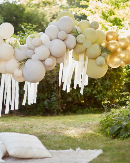 Kit-Fai-da-Te-Arco-Palloncini-Tema-Gold-Decorazione-Eventi-Cerimonie